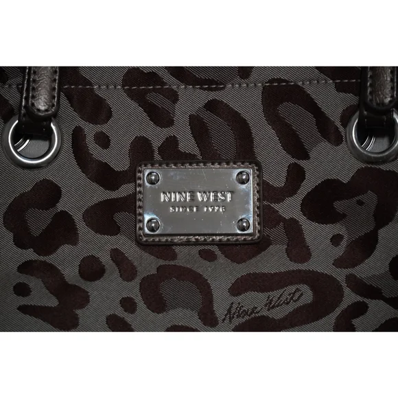 Nine West Leopard/Cheetah Print Tote Bag - Picture 3 of 10